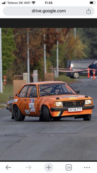 Opel Ascona b rallybil